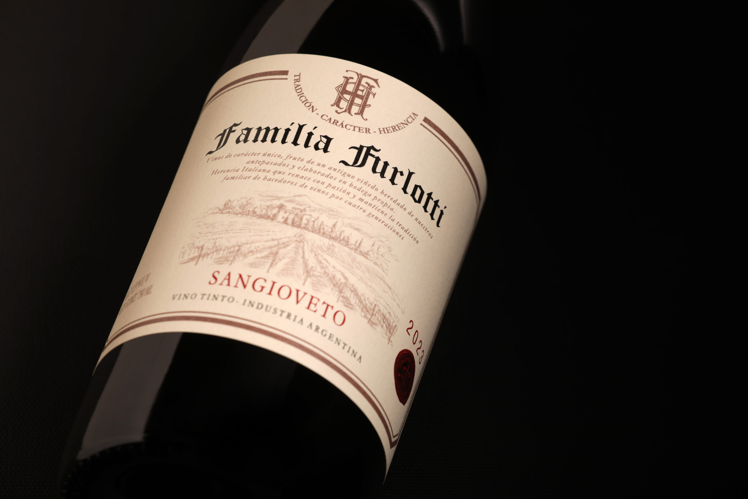 Botella de Sangioveto de Lunlunta – Familia Furlotti