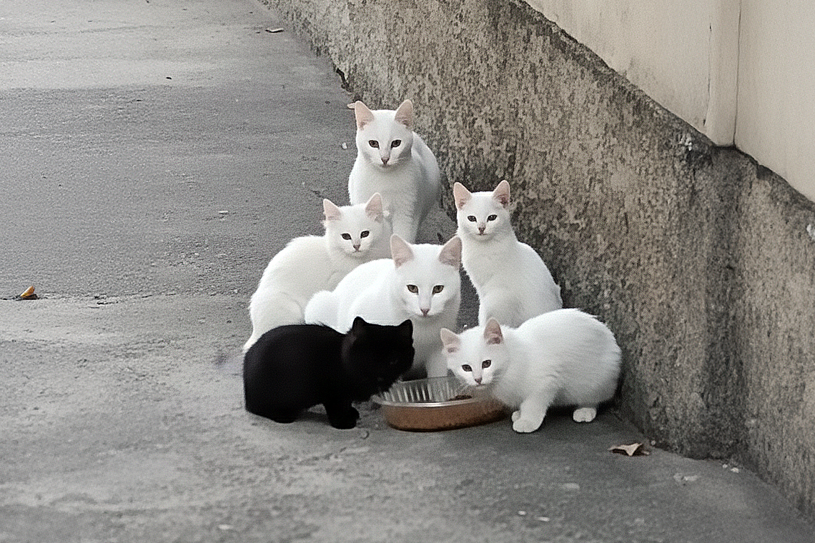 En toda bodega hay vida. Vida humana, vegetal, microbiana… y también felina.